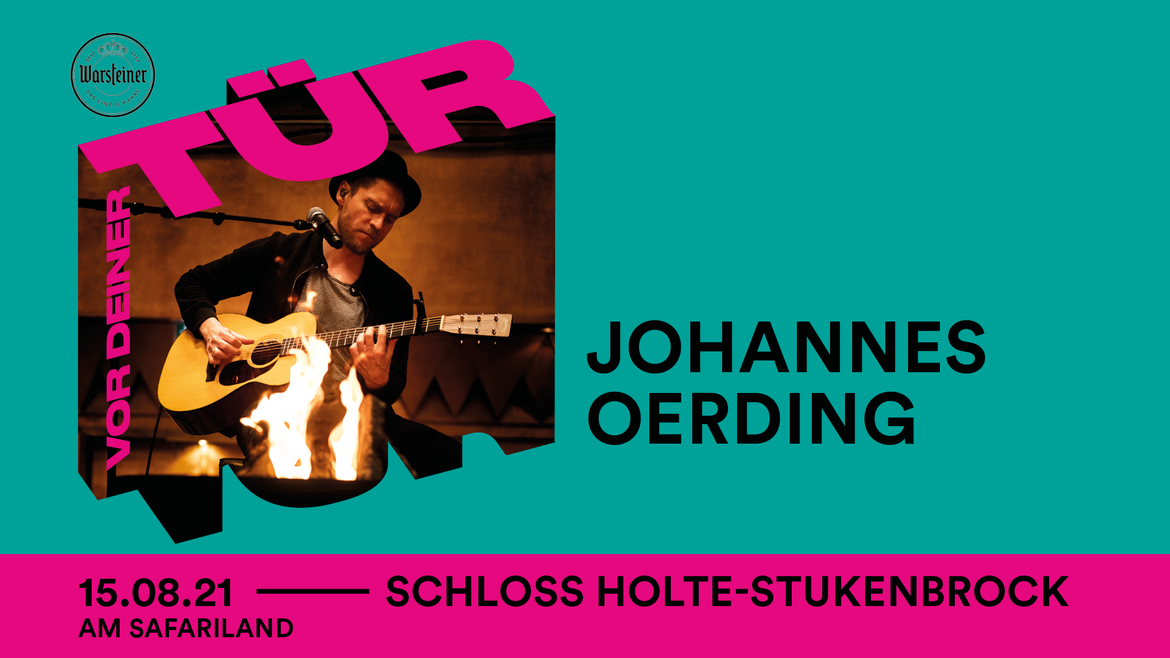 Tickets JOHANNES OERDING, LAGERFEUER ACOUSTICS 2021 in Schloß Holte-Stukenbrock